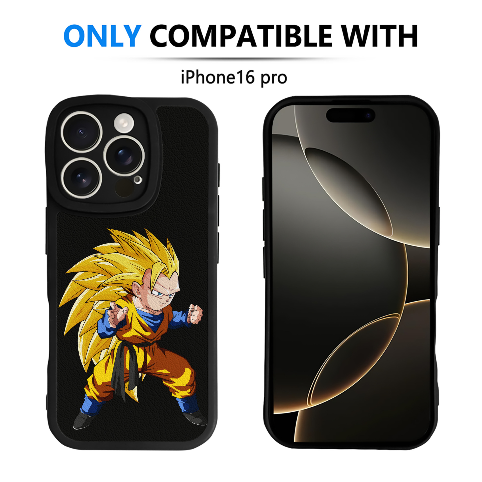 （画像用） ドラゴンボール ベジータ四世（Bejīta Yonsei）DRAGON BALL Vegeta IV 【iPhone 16シリーズ対応】シリコンスマホケース（レザー調） 材質：シリコン